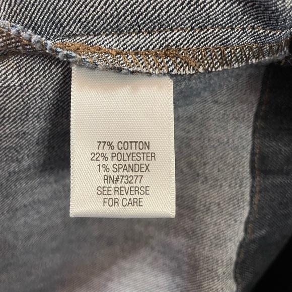 Croft & Barrow- Dark Wash Jean Jacket size M - Picture 8 of 11
